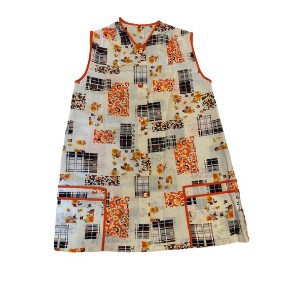 2 Vintage half Aprons and Cobbler Apron / Smock Fruit Retro - Picture 7 of 14